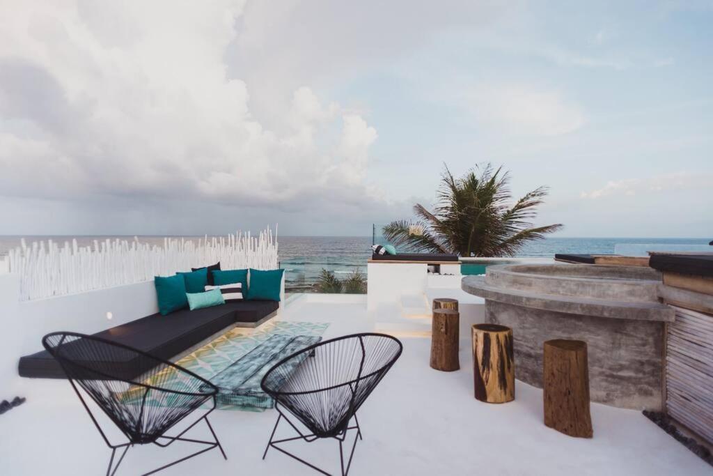 Tulum Beachfront Villa I'Ik By Casa Xuul Tulum Exterior foto