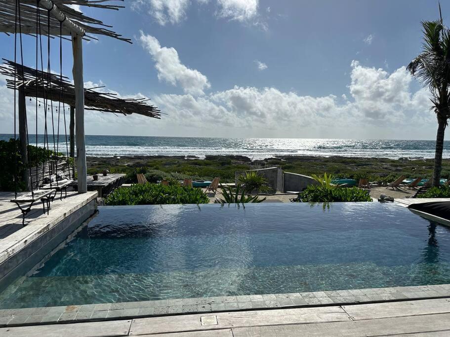 Tulum Beachfront Villa I'Ik By Casa Xuul Tulum Exterior foto