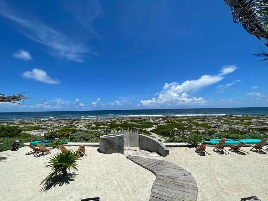 Tulum Beachfront Villa I'Ik By Casa Xuul Tulum Exterior foto