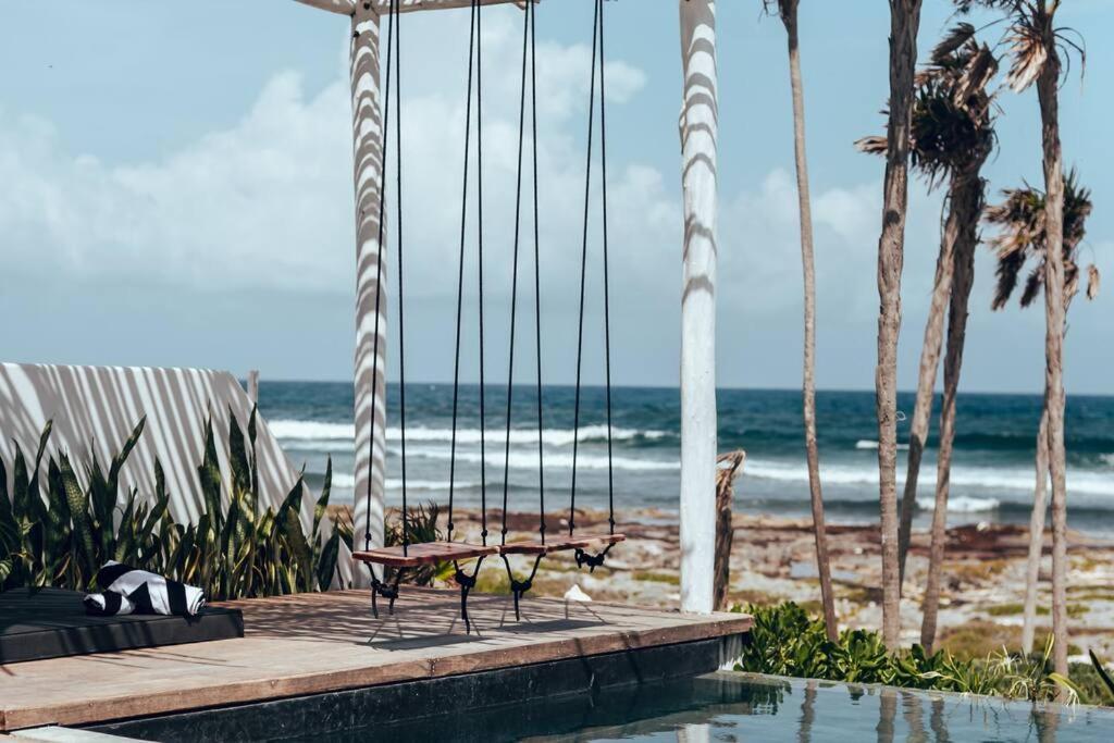 Tulum Beachfront Villa I'Ik By Casa Xuul Tulum Exterior foto